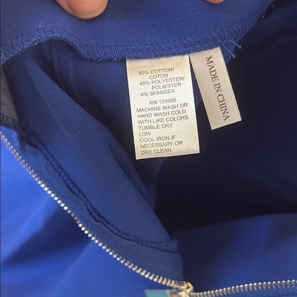 Amanda & Chelsea Royal Blue Pants - Picture 4 of 5